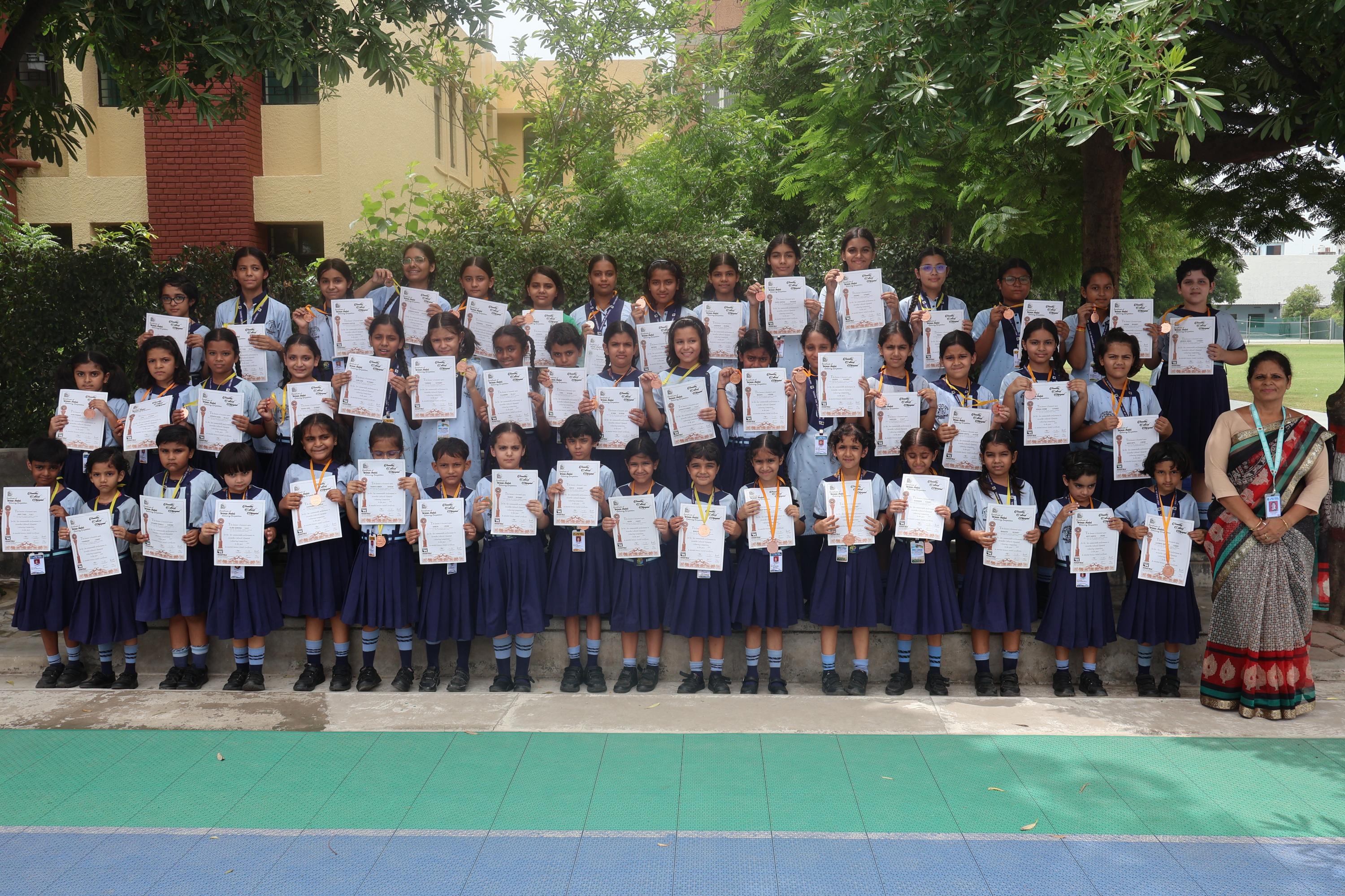 AVANTIKA CULTURAL OLYMPIAD COLOURING COMPETITION 2024-25 SILVER MEDAL WINNERS