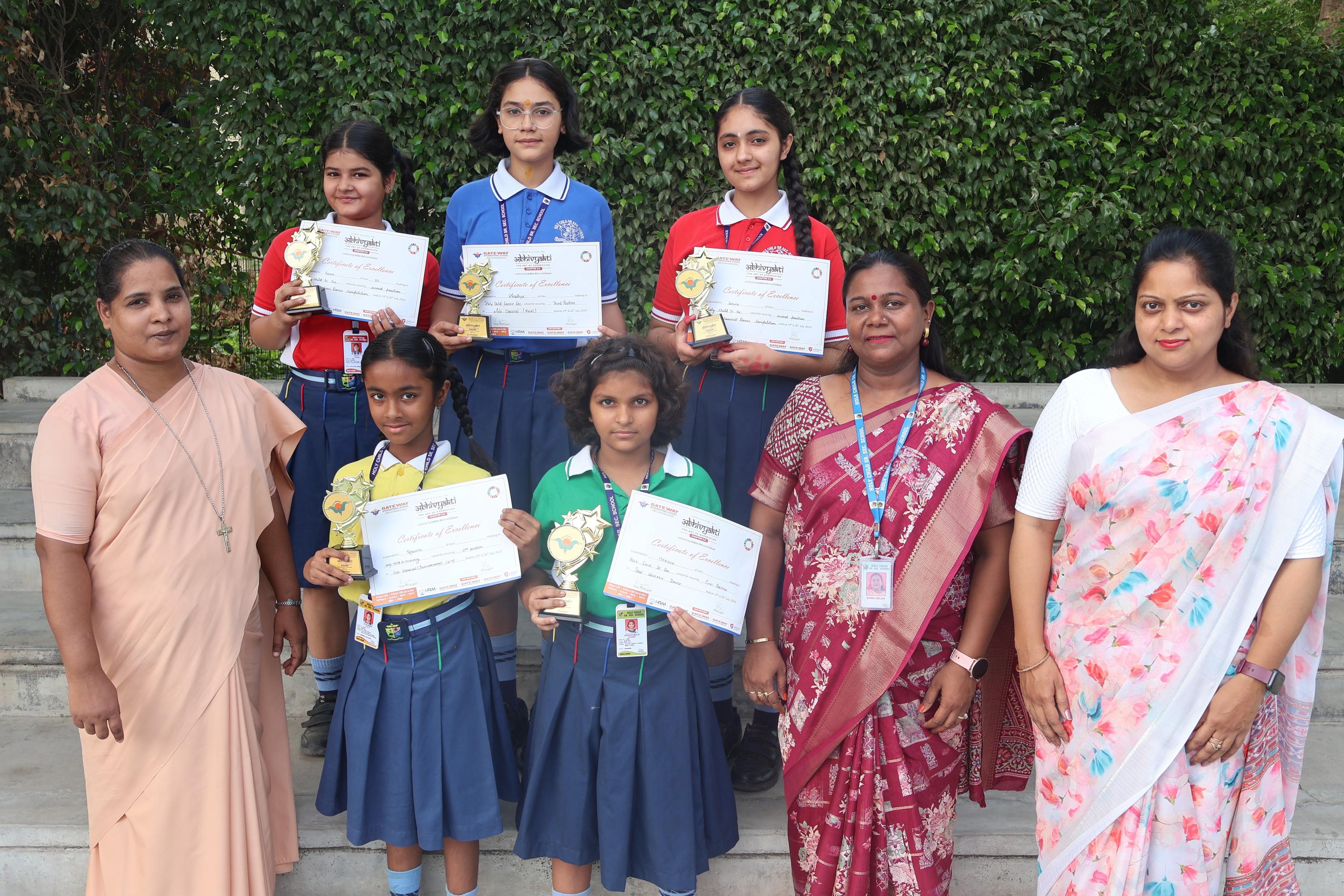 INTER SCHOOL DANCE AND MUSIC COMPETITION WINNERS