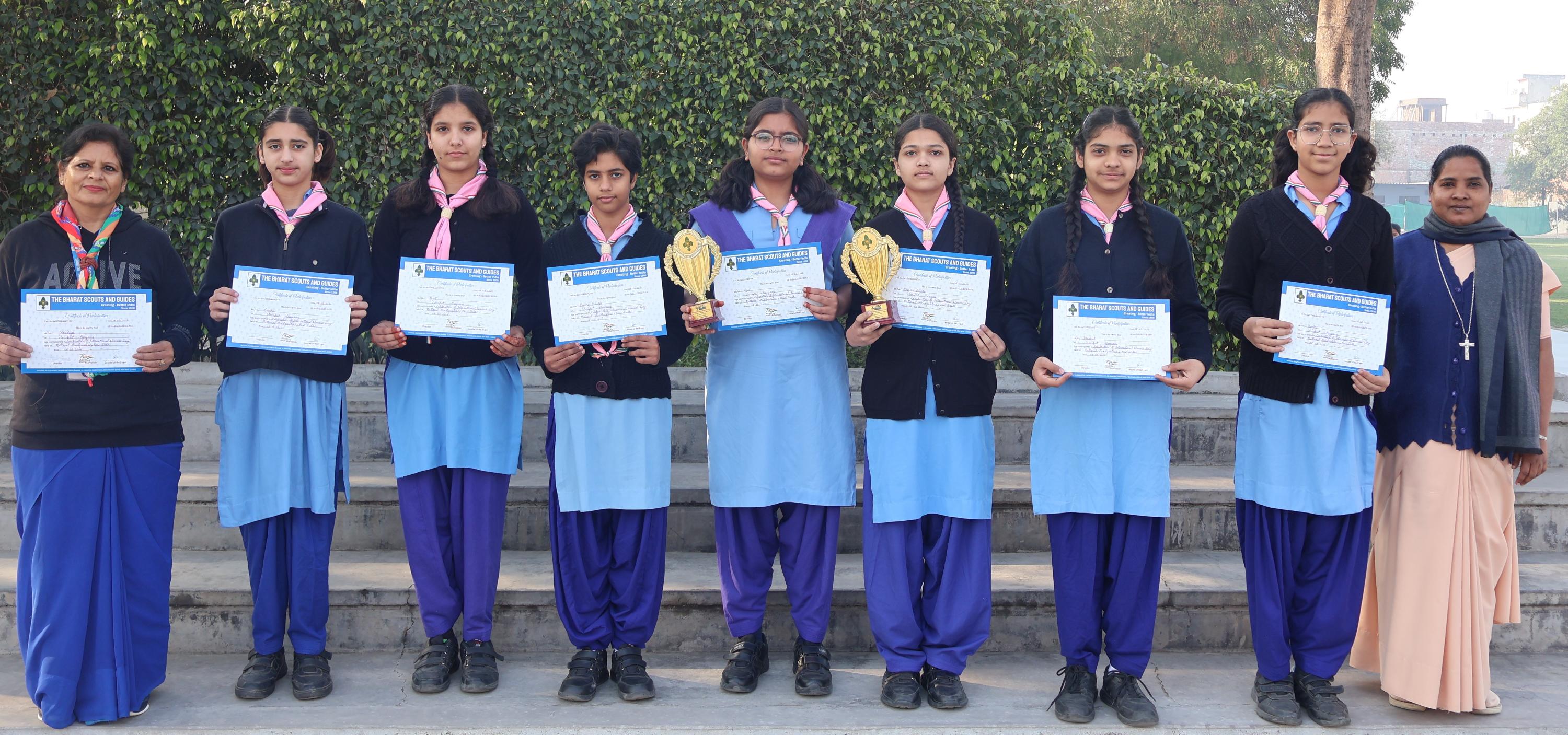 BHARAT SCOUTS & GUIDES INTERNATIONAL WOMEN`S DAY CELEBRATION COMPETITION WINNERS