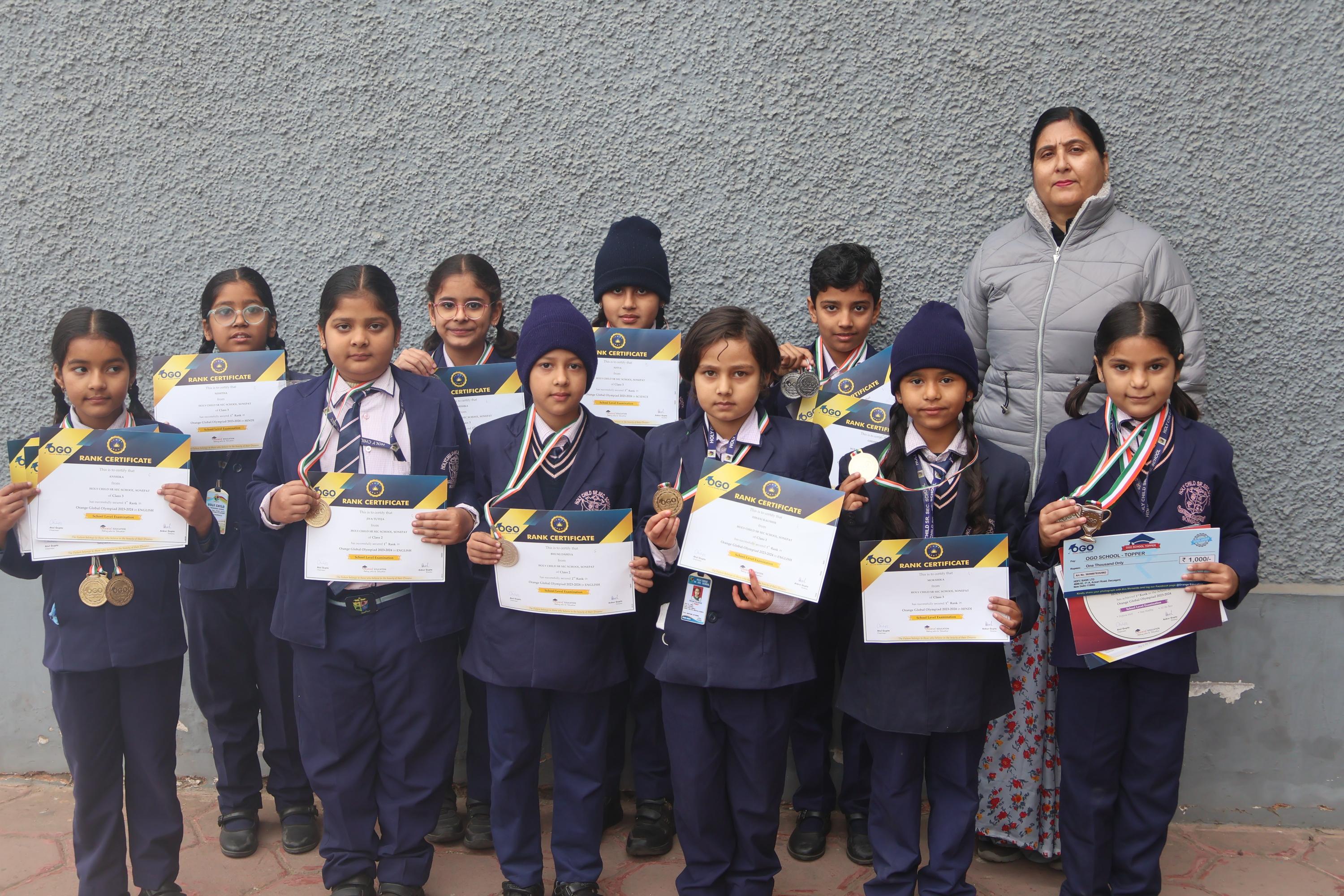 ORANGE GLOBAL OLYMPIAD 2023-24 WINNERS